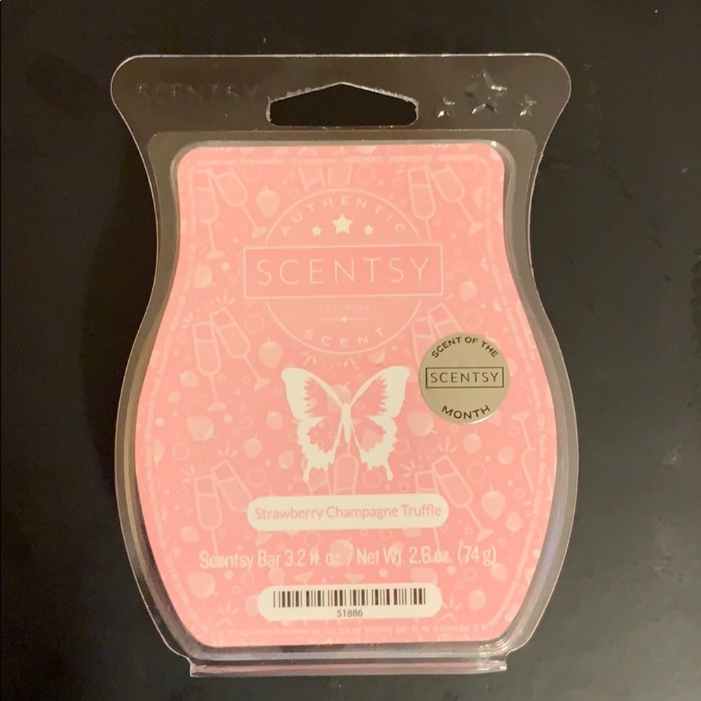 Strawberry Champagne Truffle Scentsy Bar